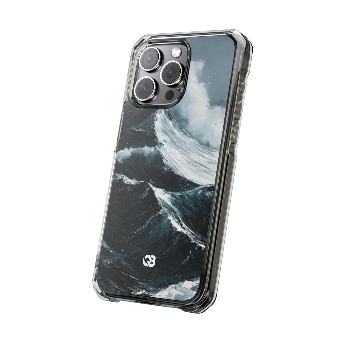 Nordic Swell · Clear Impact Magnetic Phone Case for iPhone · Blue