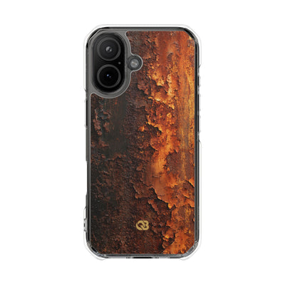 Orange Impact MagSafe Phone Case for iPhone - Oxidized Iron Crust