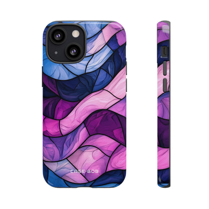 Wavelike Glow iPhone 13 Mini Cover - Tough