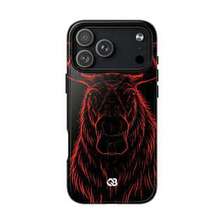 Crimson Horizon Moose · Tough 2.0 Magnetic Phone Case for iPhone · Black