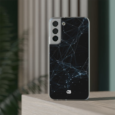 Black Lite Phone Case for Samsung - Arctic Neural Mesh