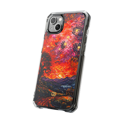 Molten Sky Tree · Impact Phone Case for iPhone · Magsafe