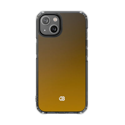 Golden Umber · Clear Impact Magnetic Phone Case for iPhone · Gold