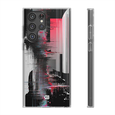 Black Lite Phone Case for Samsung - Crimson Data Leak