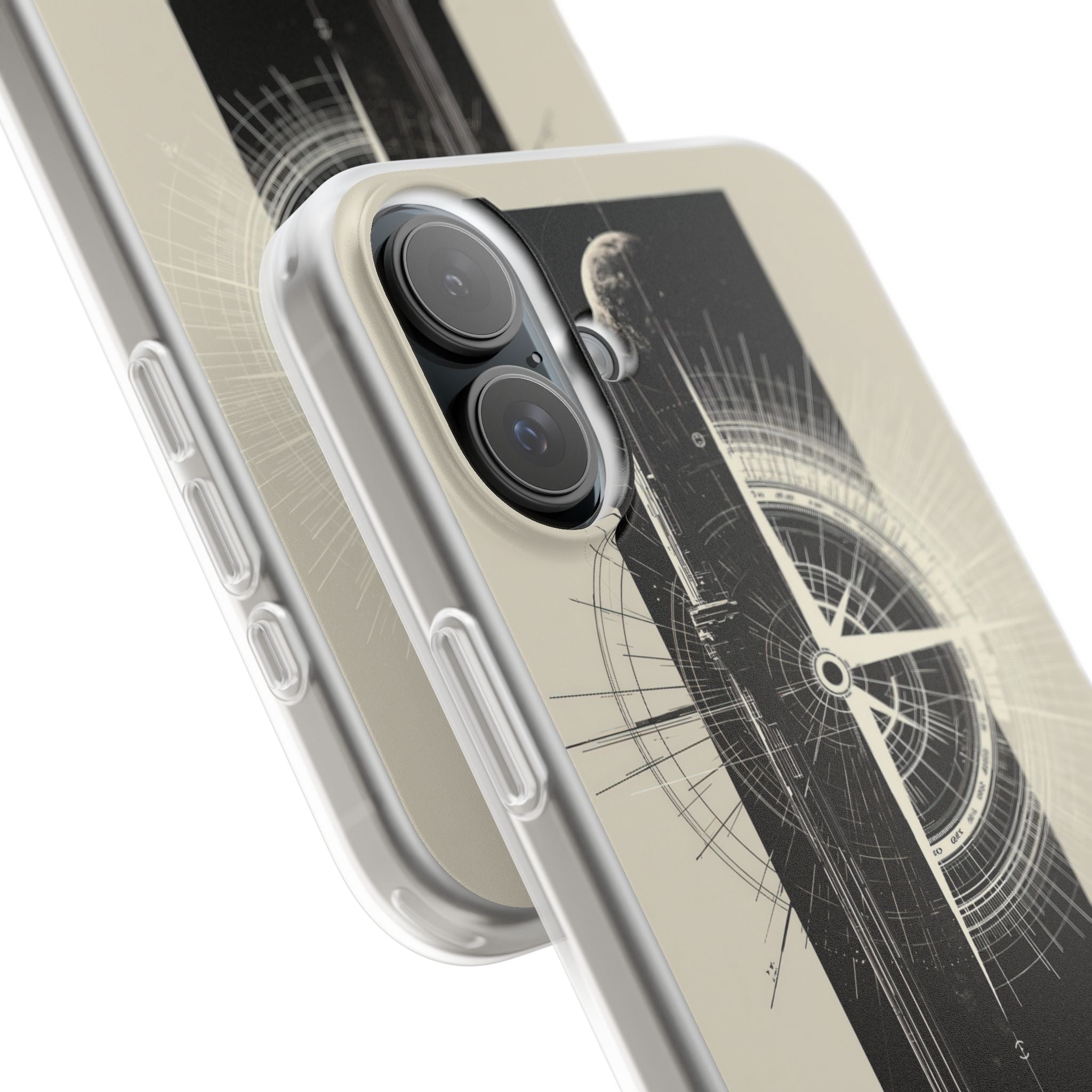Beige Lite Phone Case for iPhone - Zenith Vector Spire