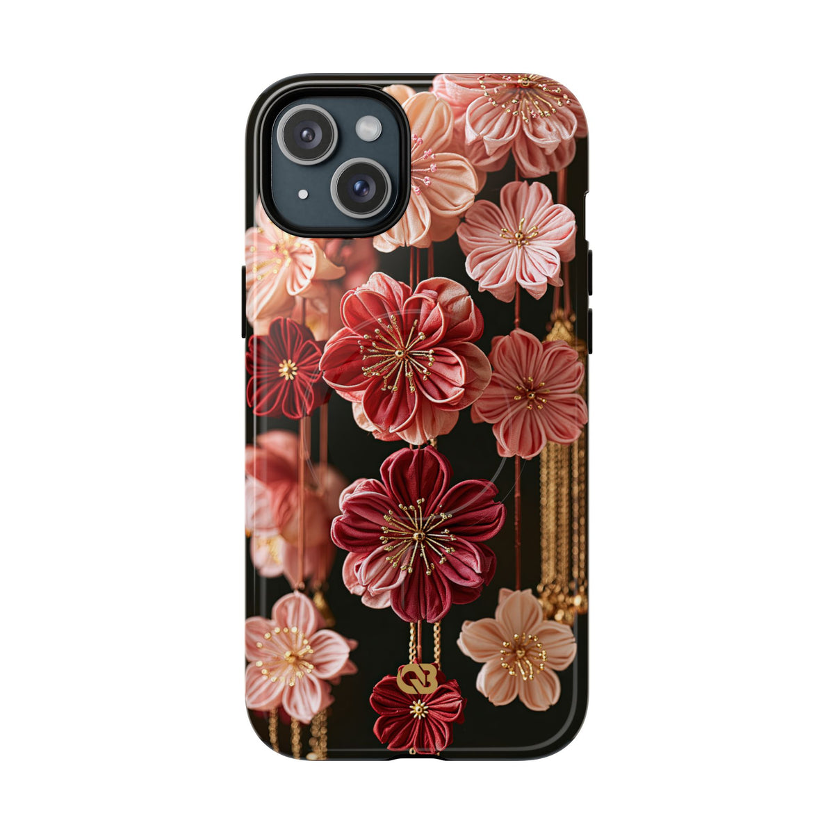 Silk Blossom Kanzashi · Tough 2.0 Magnetic Phone Case for iPhone · Pink