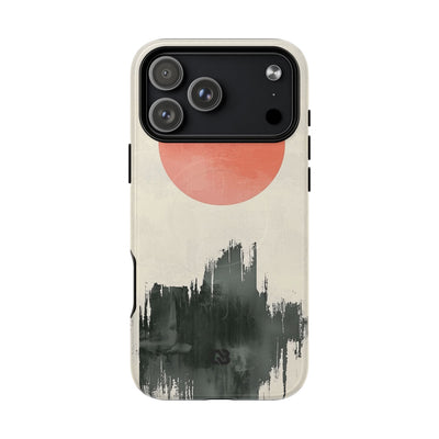 Crimson Sun Strokes · Tough+ Phone Case for iPhone · Magsafe