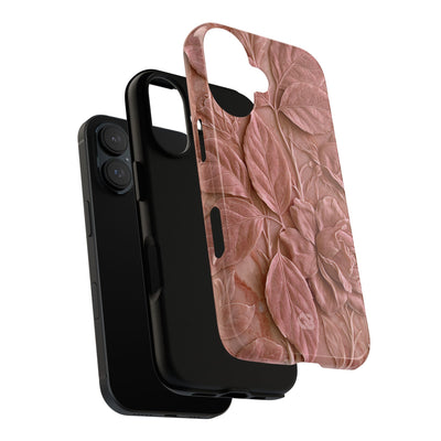 Blush Rose Relief · Tough Phone Case for iPhone · Pink
