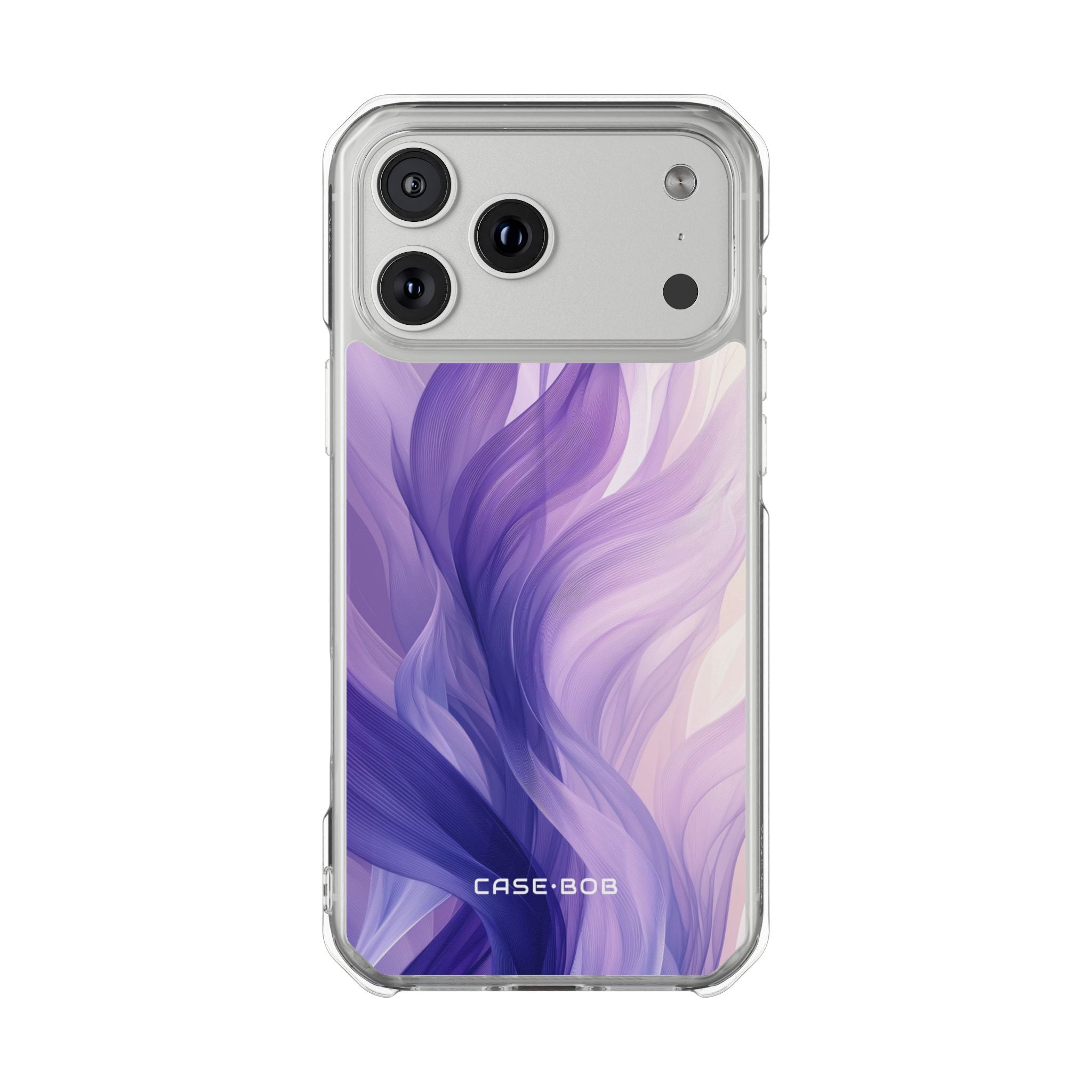 Wavy Lavender Ribbons iPhone 17 Pro Max Case - Impact