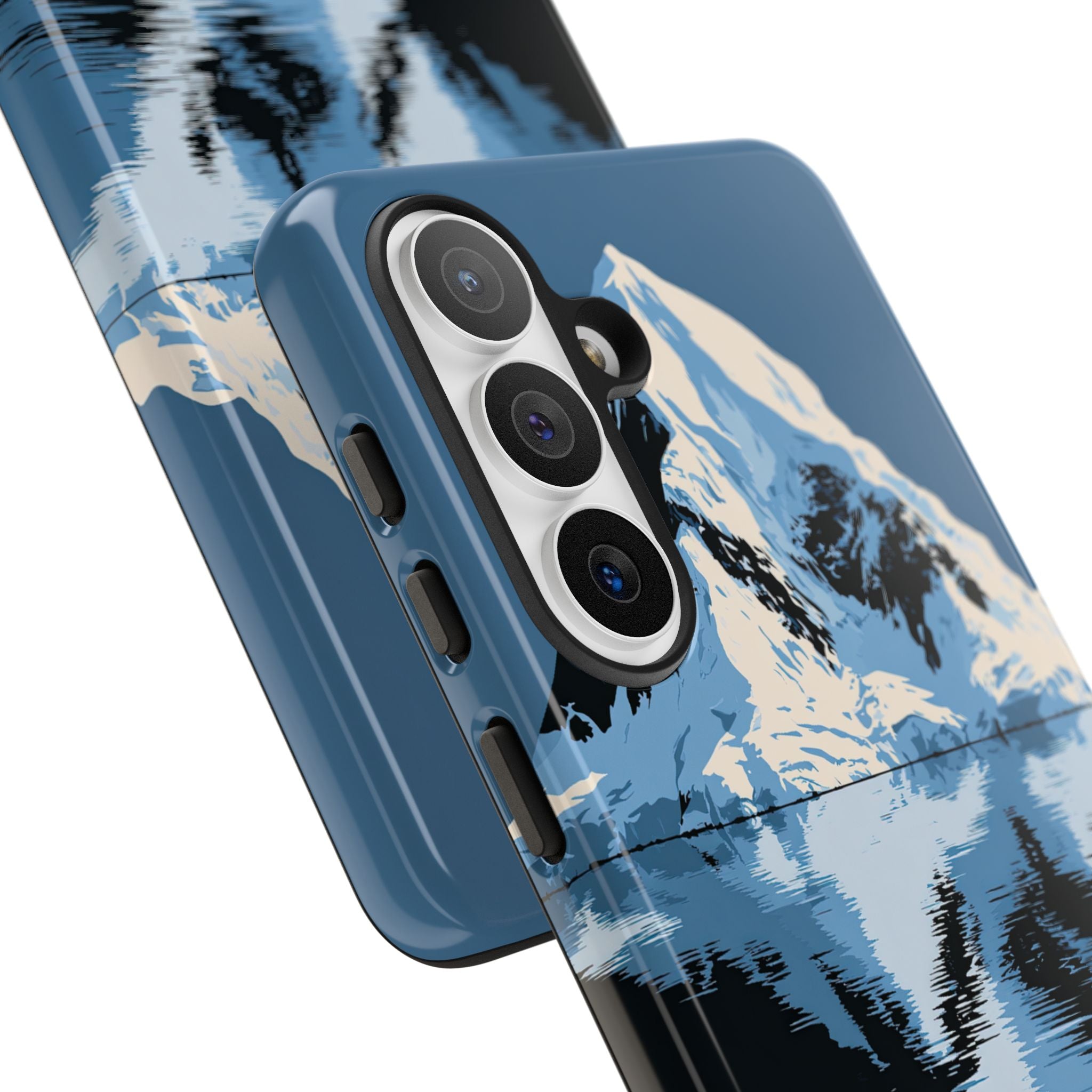 Blue Tough Phone Case for Samsung - Arctic Summit Mirror