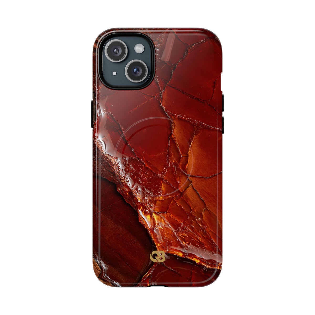 Amber Embrace · Tough 2.0 Magnetic Phone Case for iPhone · Brown
