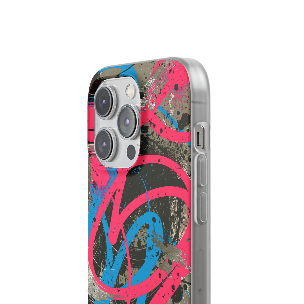 Cyber Splatter Flow · Lite Phone Case for iPhone ·  Pink