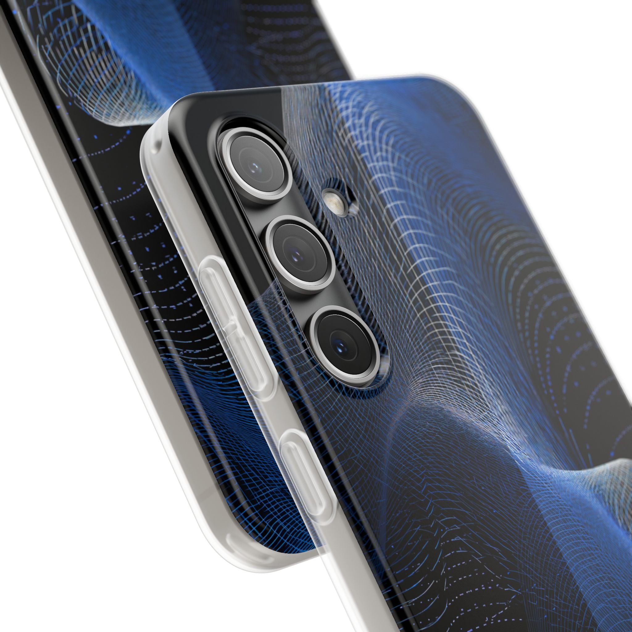 Blue Lite Phone Case for Samsung - Electric Blue Flux