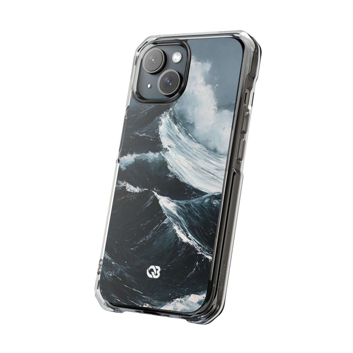 Nordic Swell · Clear Impact Magnetic Phone Case for iPhone · Blue
