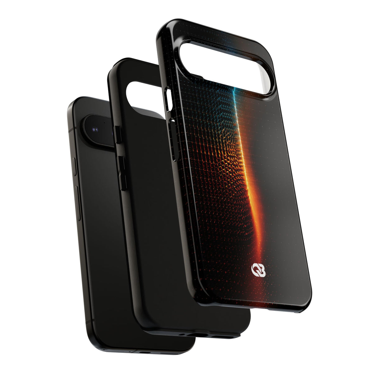 Luminous Refraction Grid · Tough Phone Case for Pixel ·  Black