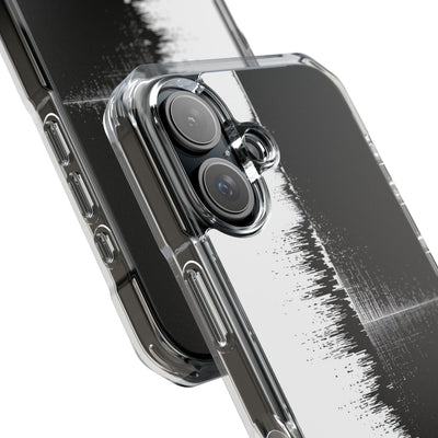 Black Impact MagSafe Phone Case for iPhone - Static Signal Split