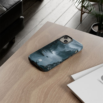 Silent Nordic Fjord · Tough Phone Case for iPhone · Blue