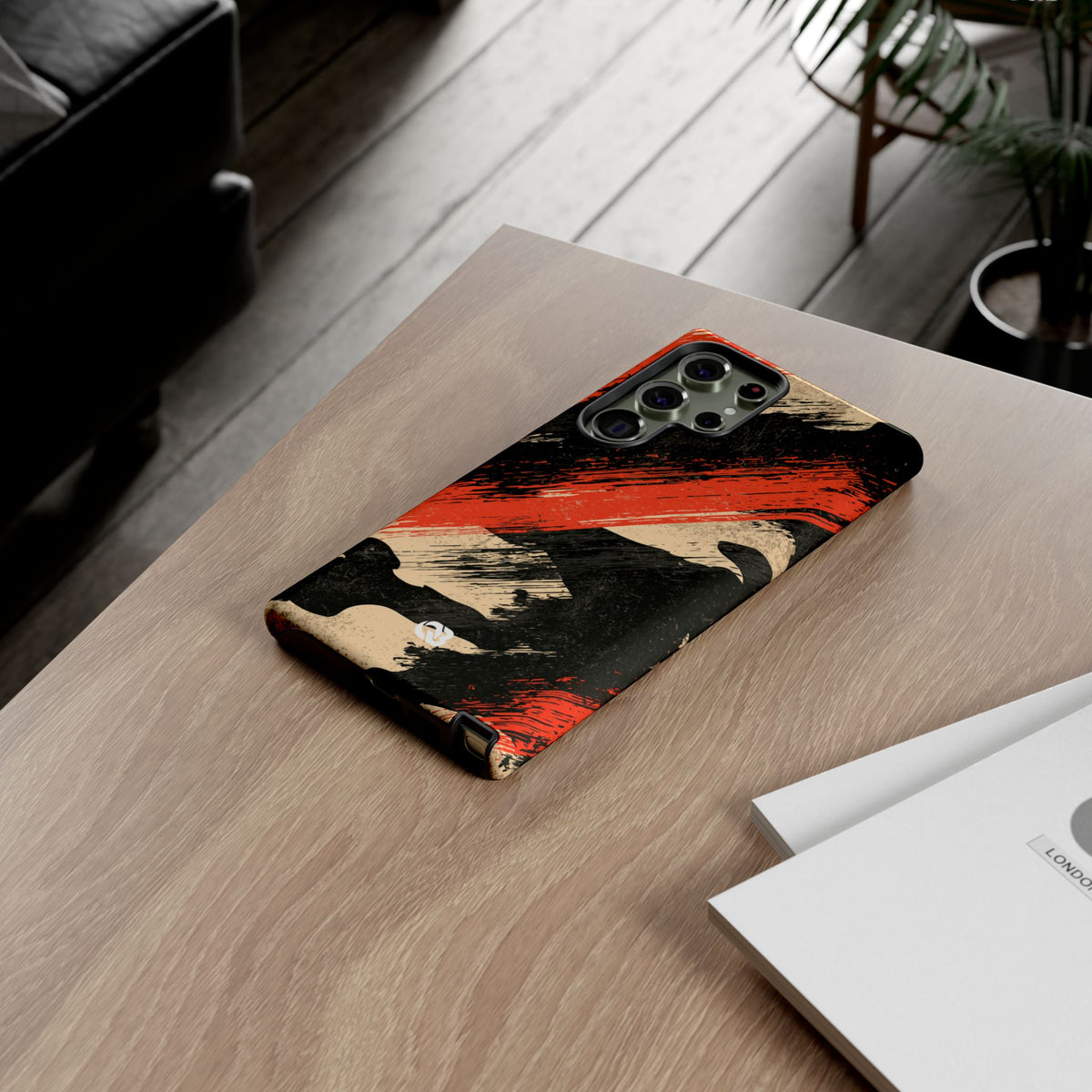 Urban Slash Camo · Tough Phone Case for Samsung · Black