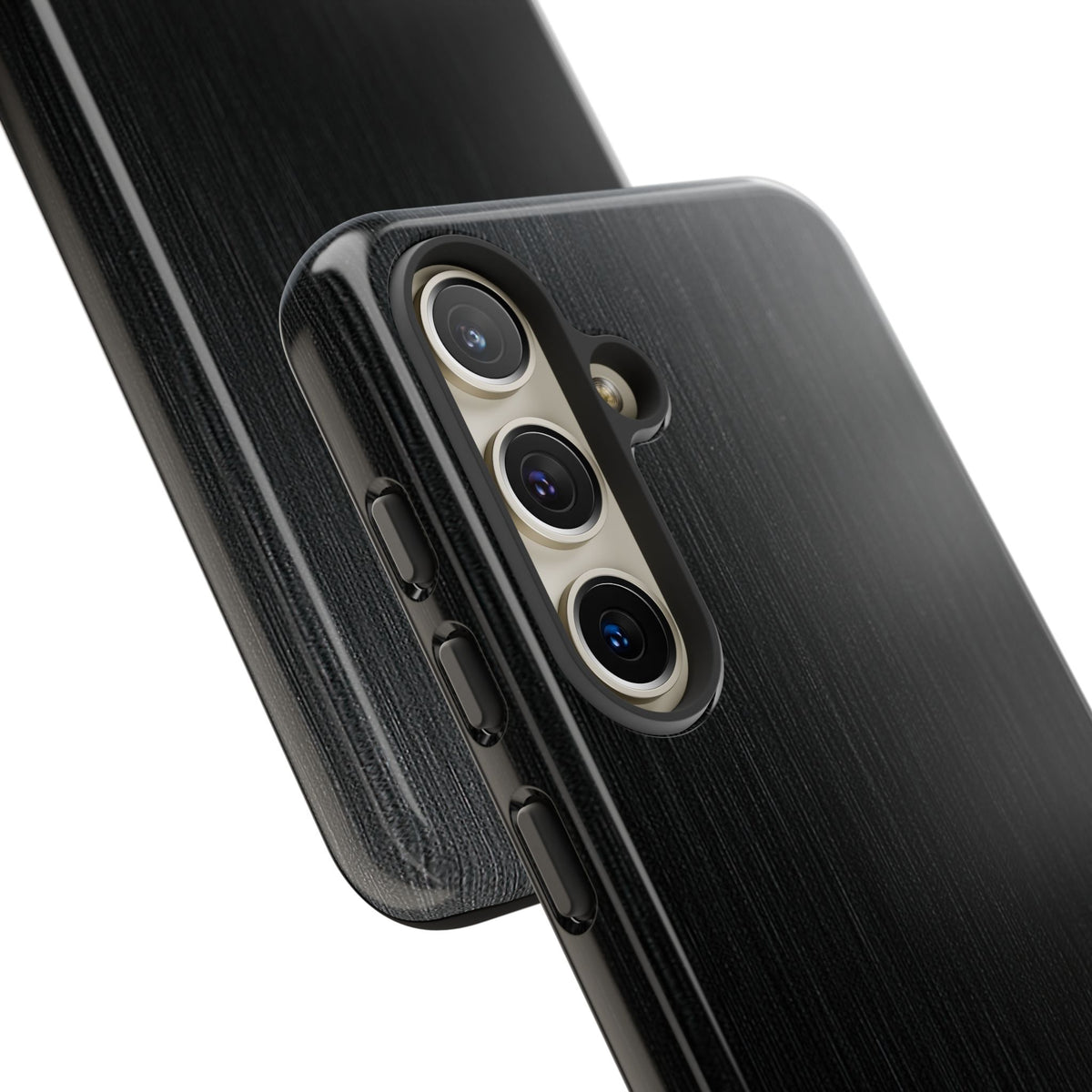 Obsidian Brushed Steel · Tough Phone Case for Samsung · Black