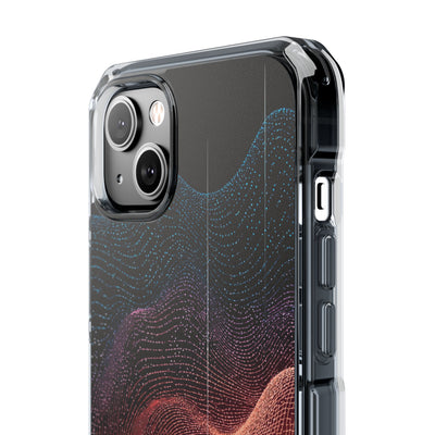 Spectral Elevation · Clear Impact Magnetic Phone Case for iPhone · Orange