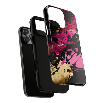 Magenta Liquid Gold · Tough Fundas para teléfono para iPhone