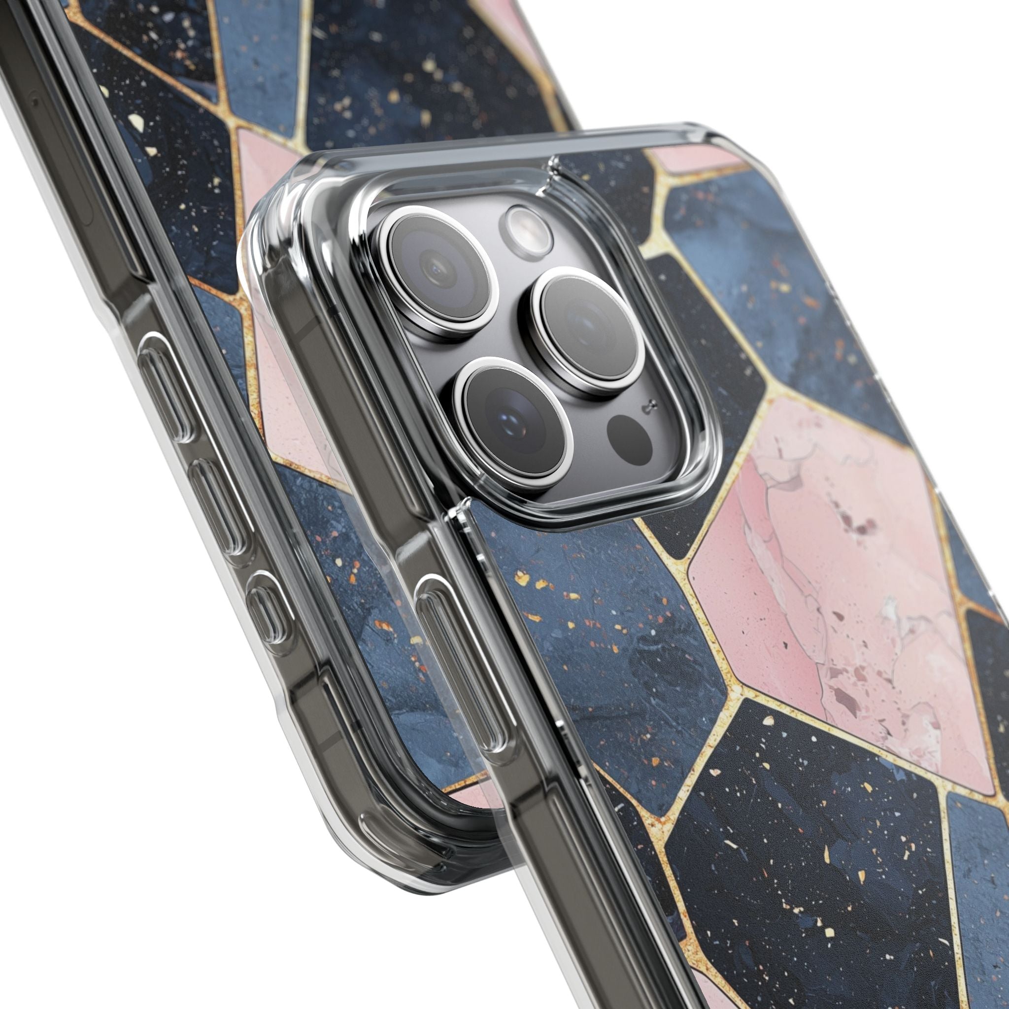 Golden Mosaic iPhone 15 Pro Max Skal - Impact