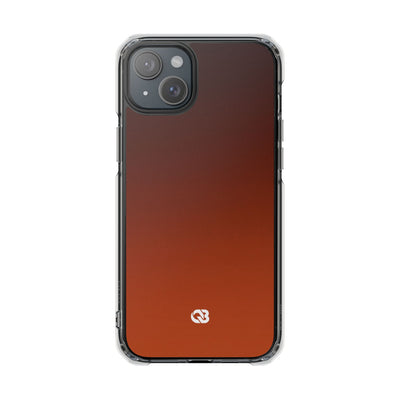 Orange Impact MagSafe Phone Case for iPhone - Obsidian Ember Fade