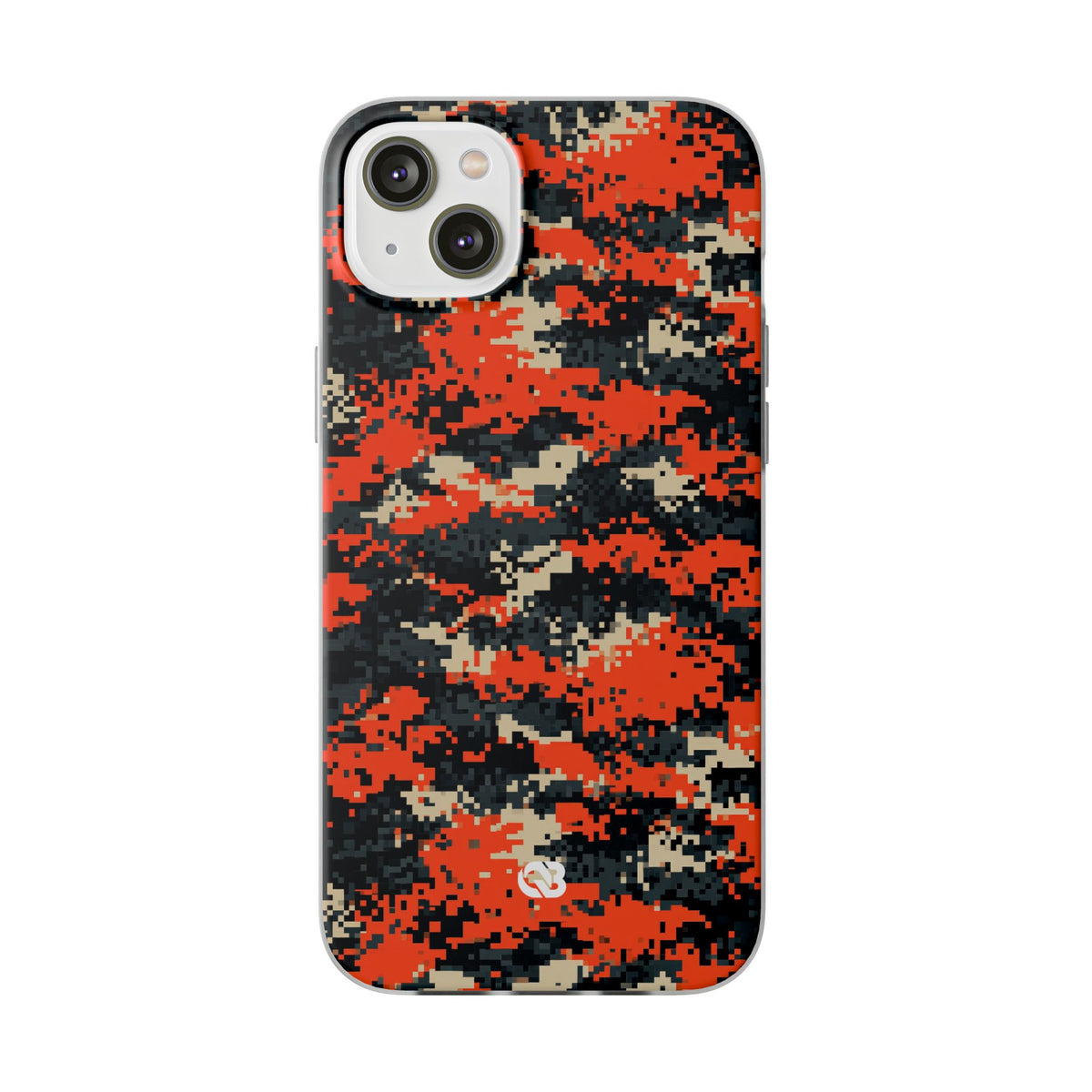 Signal Pixel Camo · Lite Phone Case for iPhone ·  Orange