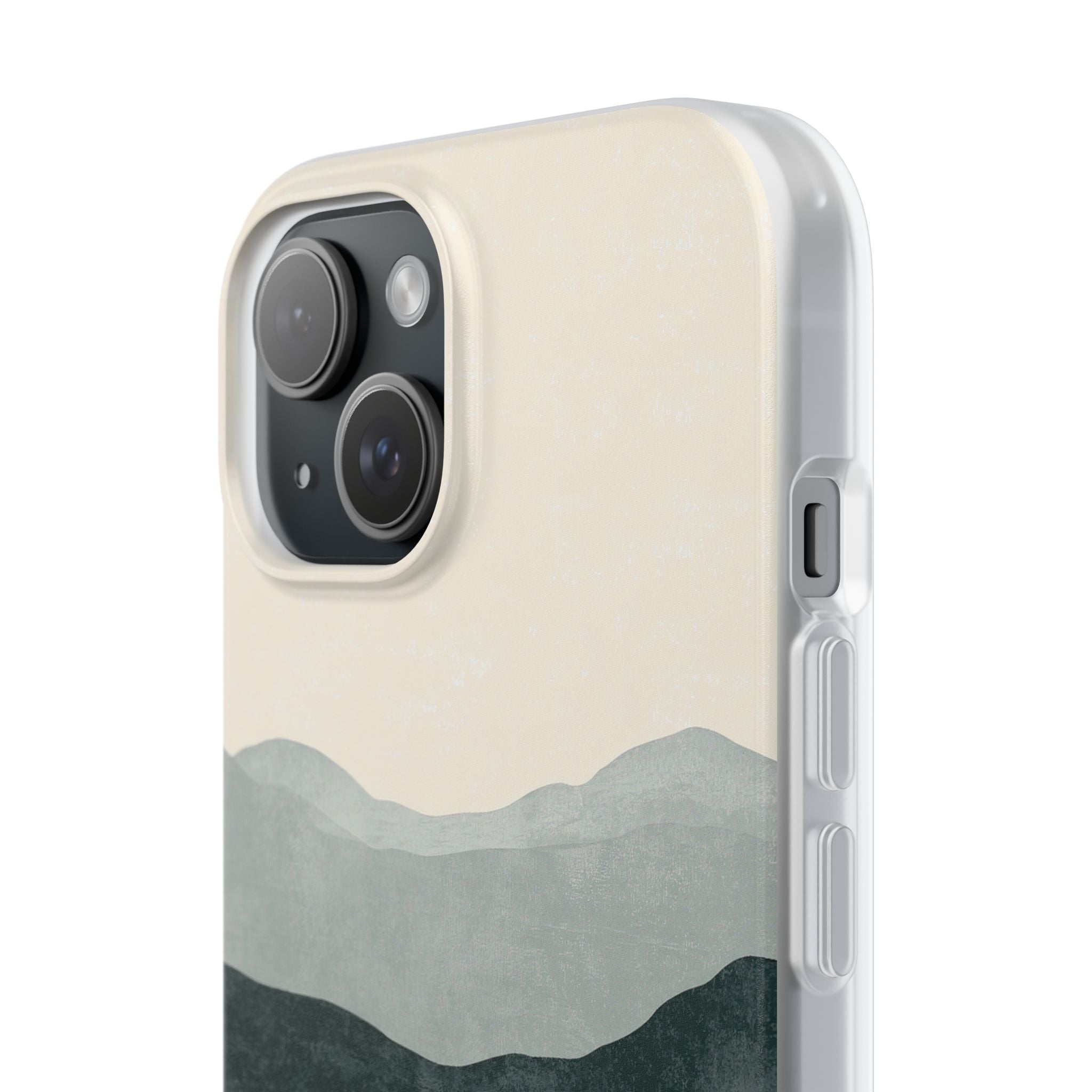 Green Lite Phone Case for iPhone - Misty Sage Valley