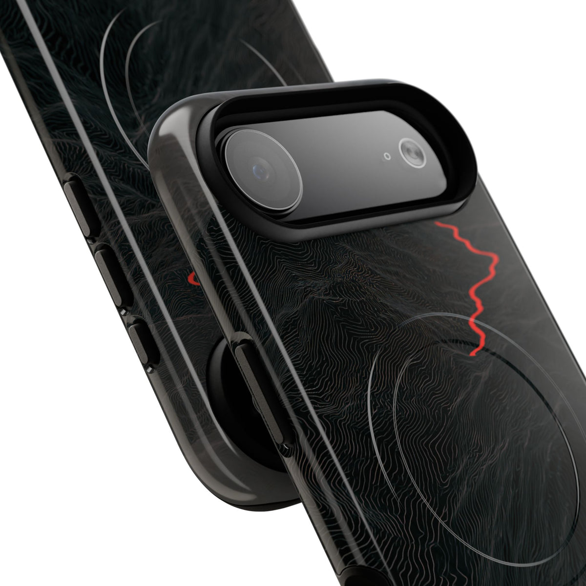Crimson Ridge Pass · Tough 2.0 Magnetic Phone Case for iPhone · Black