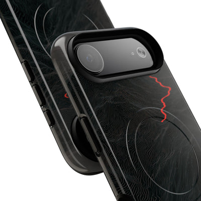 Crimson Ridge Pass · Tough 2.0 Magnetic Phone Case for iPhone · Black