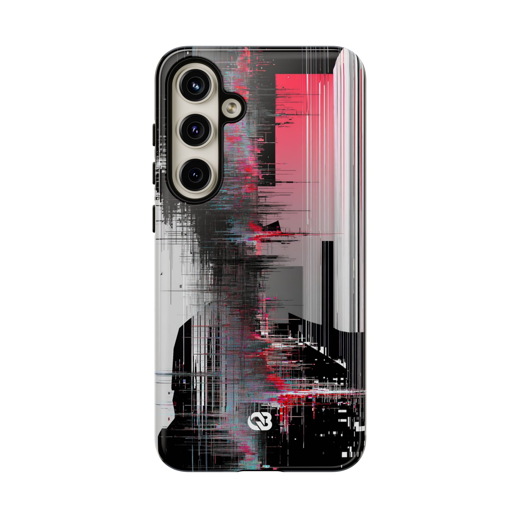Black Tough Phone Case for Samsung - Crimson Data Leak