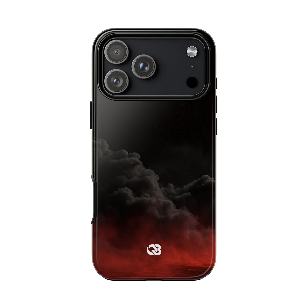 Crimson Fog Void · Tough Phone Case for iPhone · Black
