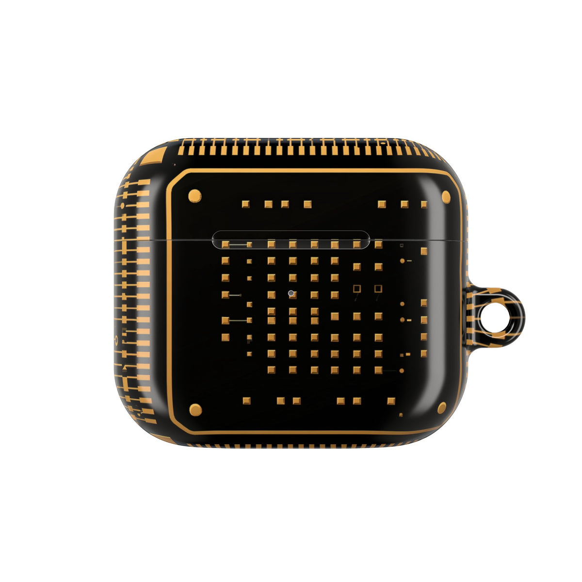 Golden Circuit Architecture · Hard Case for AirPods & AirPods Pro · Gold