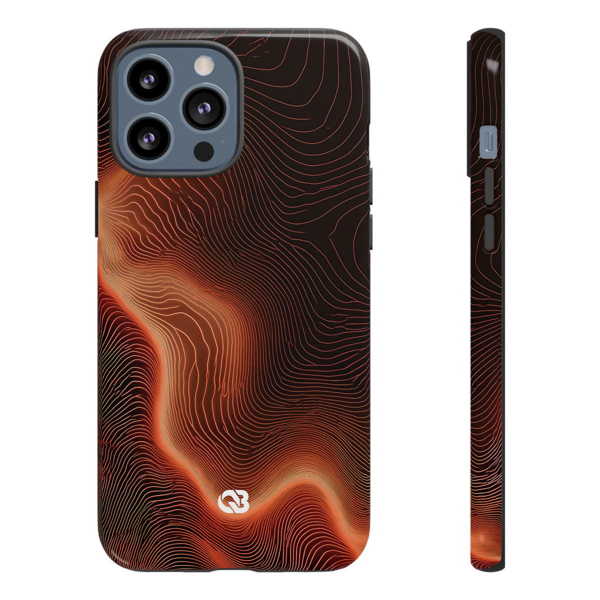 Caldera Ridge · Tough Phone Case for iPhone · Orange