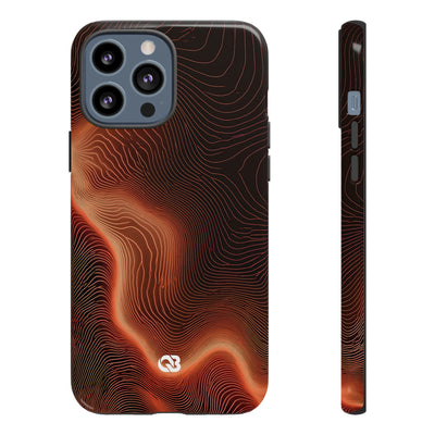 Caldera Ridge · Tough Phone Case for iPhone · Orange