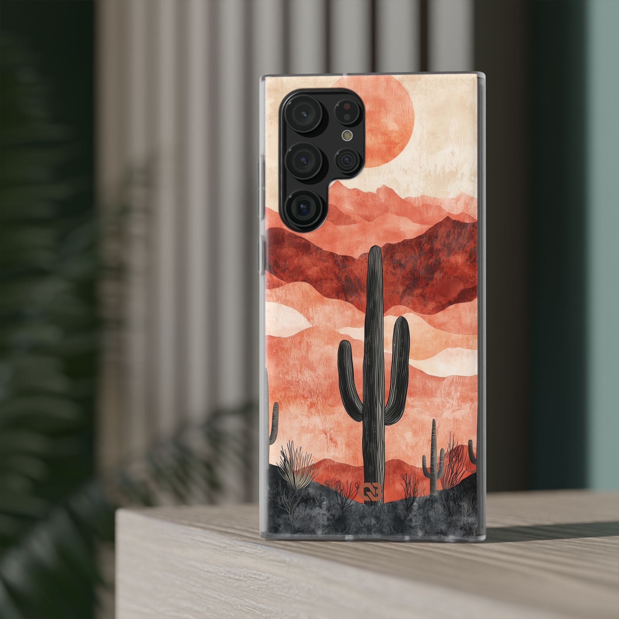 Terracotta Desert Sun · Soft Phone Case for Samsung