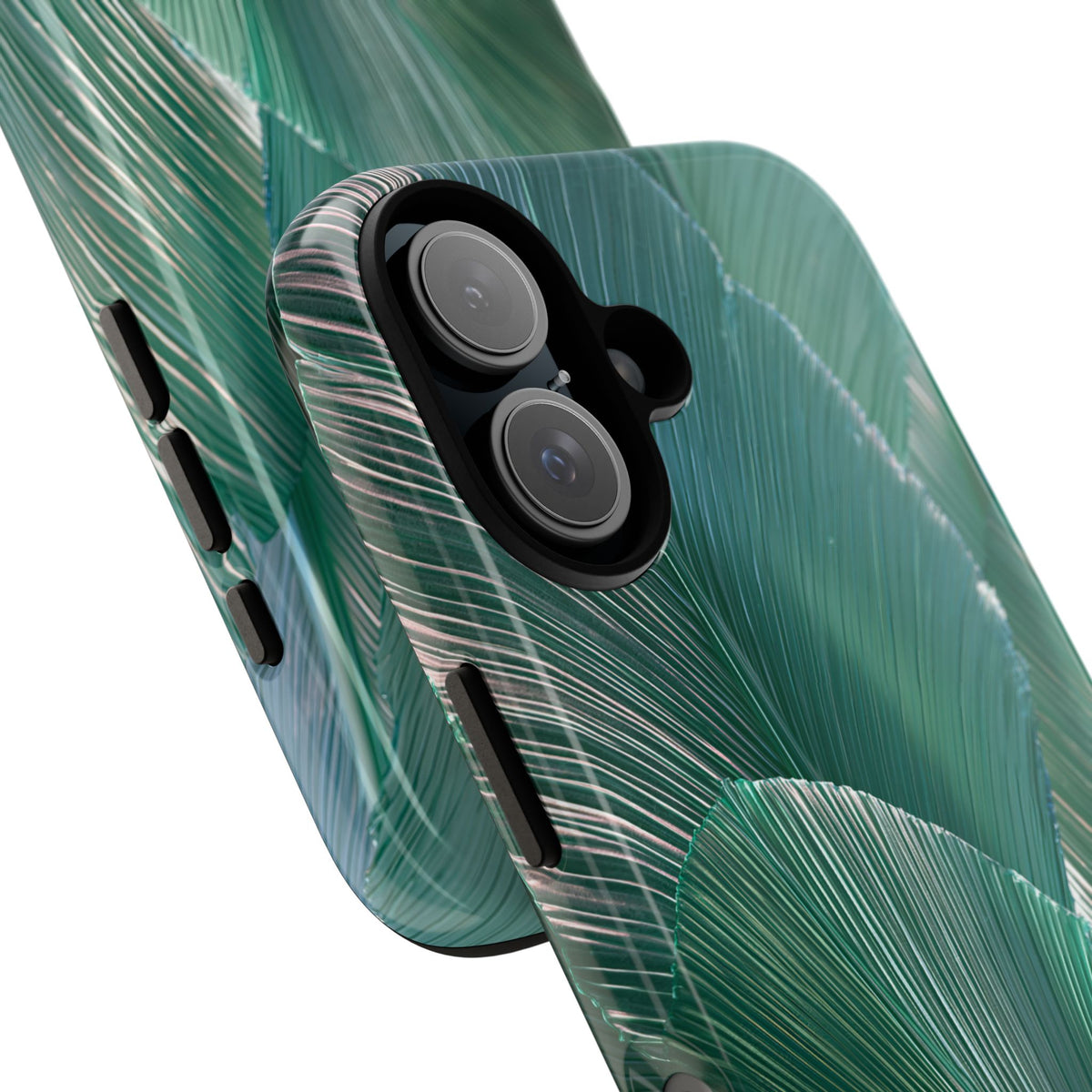 Translucent Fan Palm · Tough Phone Case for iPhone · Teal