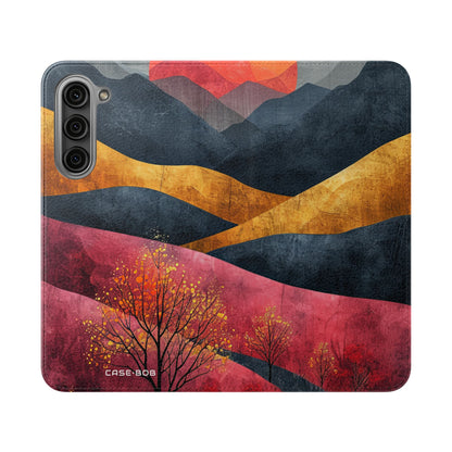 Sunset Hills - Samsung S23+ Case - Lompakko