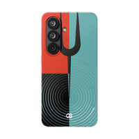 Teal Lite Phone Case for Samsung - Sonic Static Split