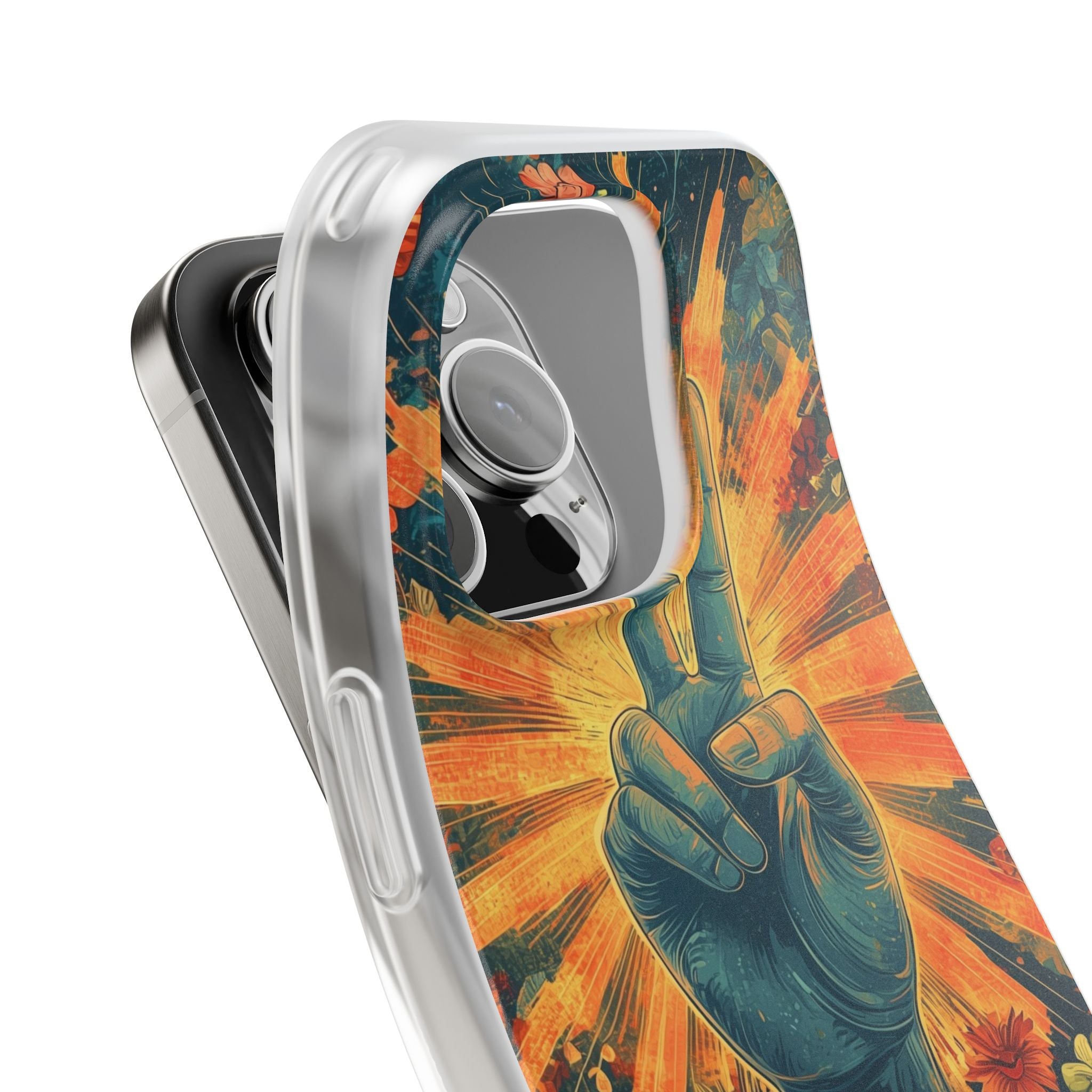 Radiant Peace Bloom · Soft Phone Case for iPhone