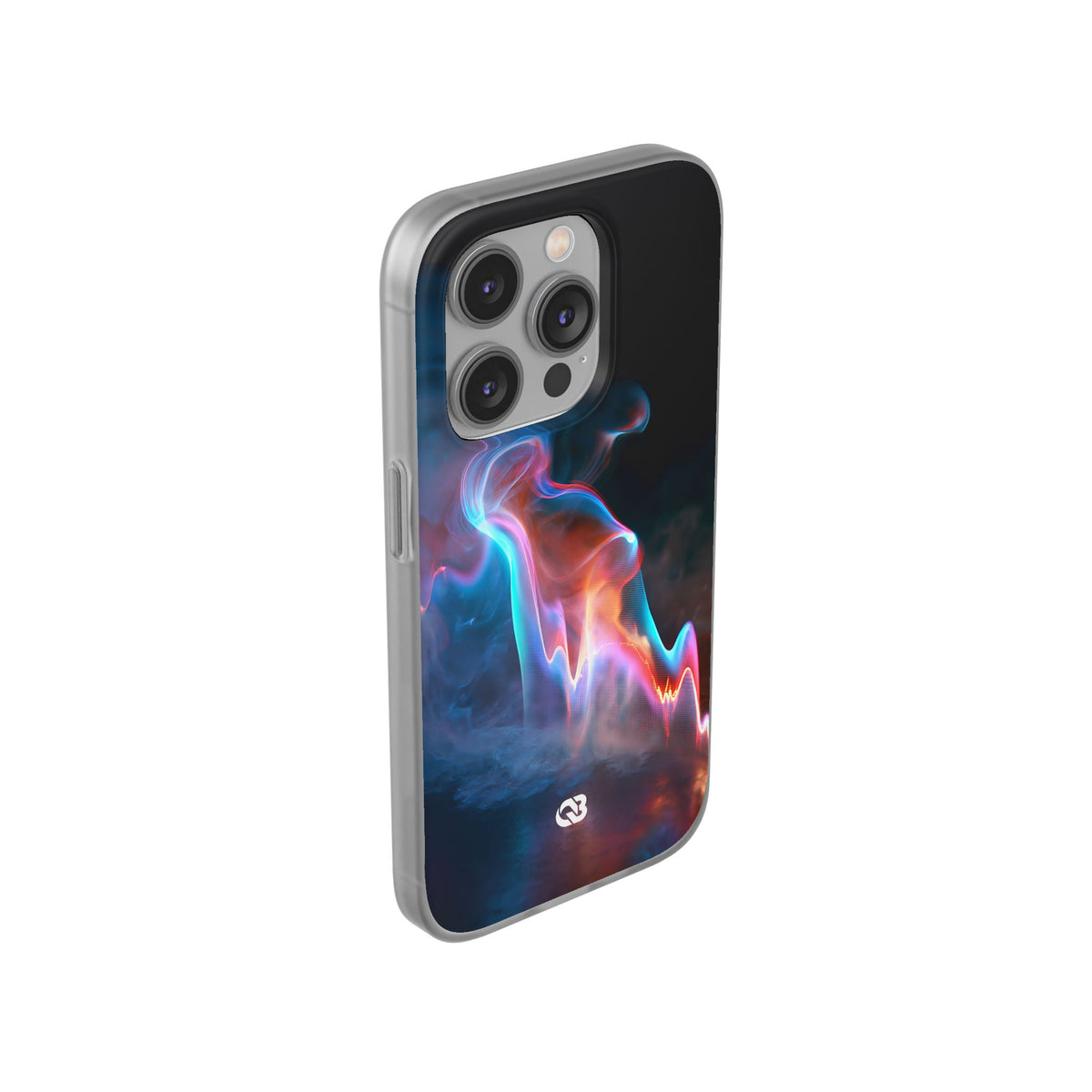 Neon Waveform · Lite Phone Case for iPhone ·  Black