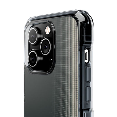 Grey Impact MagSafe Phone Case for iPhone - Charcoal Tech Grid