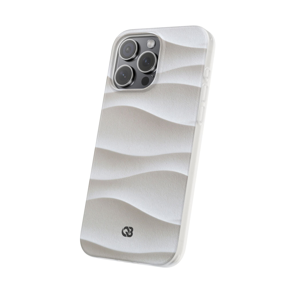 Sculpted Dune Relief · Lite Phone Case for iPhone ·  White