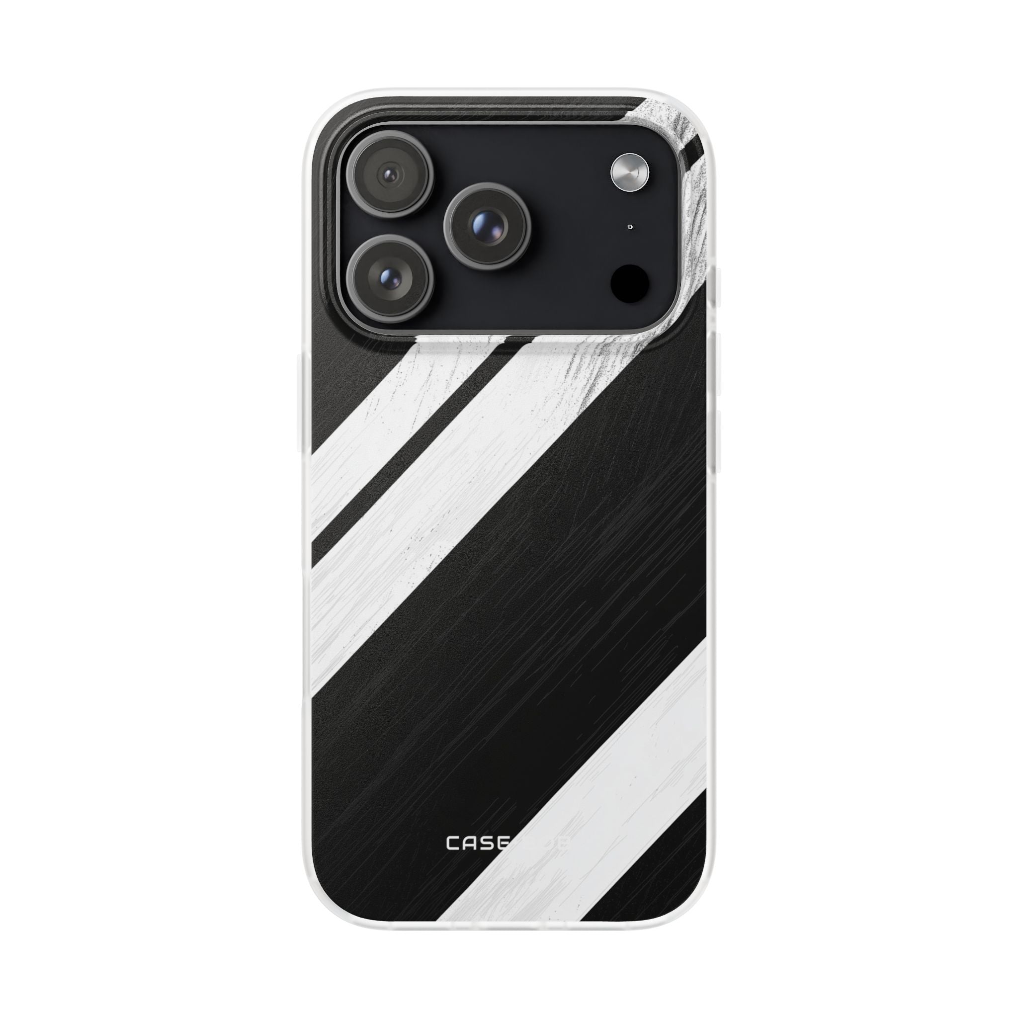 Distressed Stripe Motion iPhone 17 Pro Case - Soft - CASE•BOB