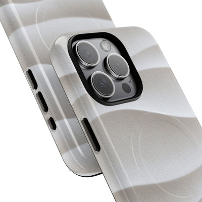 Sculpted Dune Relief · Tough 2.0 Magnetic Phone Case for iPhone · White