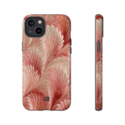 Blush Petal Plume · Tough Phone Case for iPhone · Pink