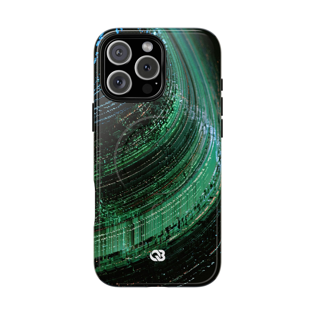 Orbital Data Stream · Tough 2.0 Magnetic Phone Case for iPhone · Green