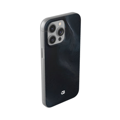 Black Lite Phone Case for iPhone - Obsidian Ridge Flux