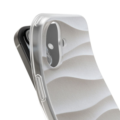 Sculpted Dune Relief · Lite Phone Case for iPhone ·  White
